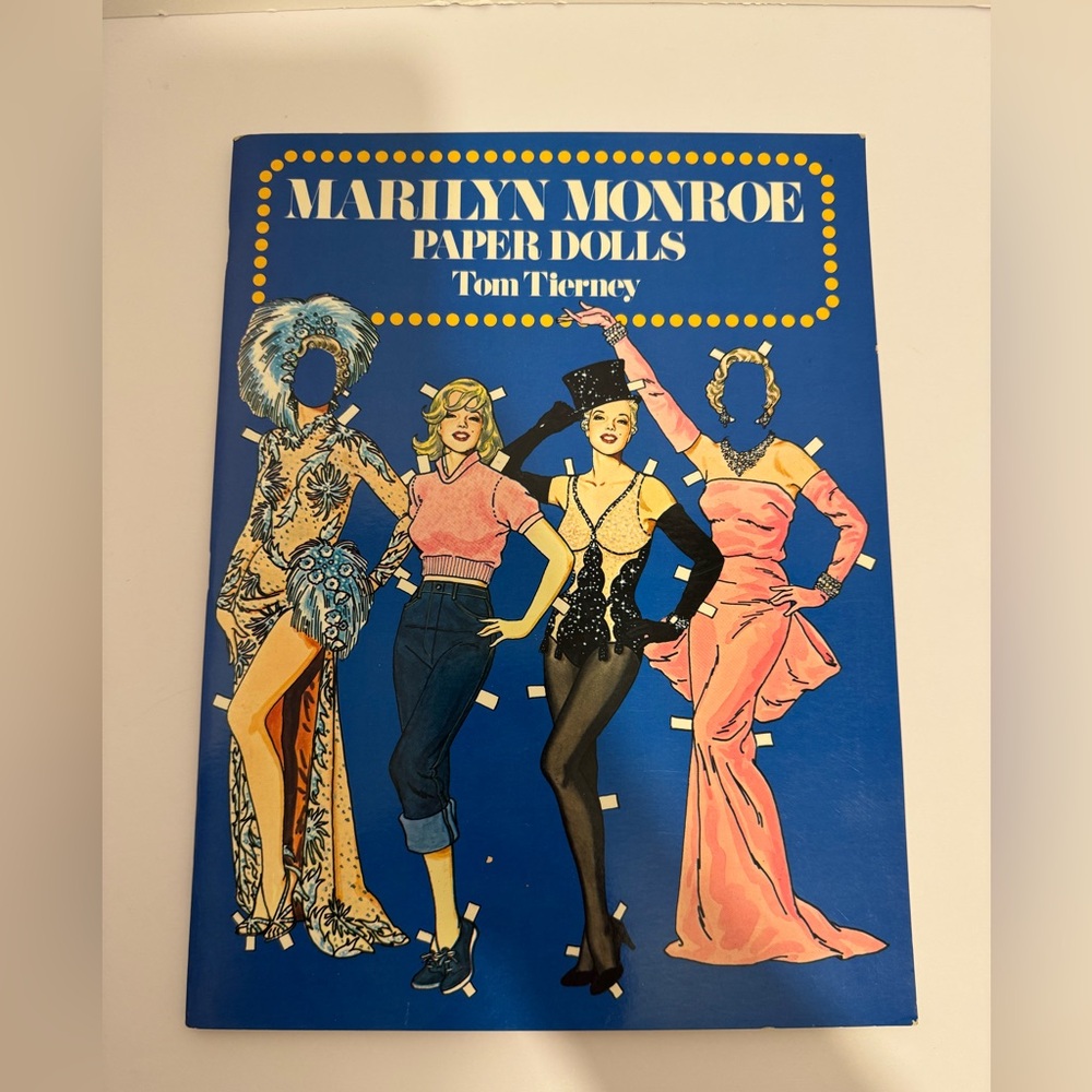 Marilyn Monroe Paper Dolls Book 1979 by Tom Tierney Uncut Vintage